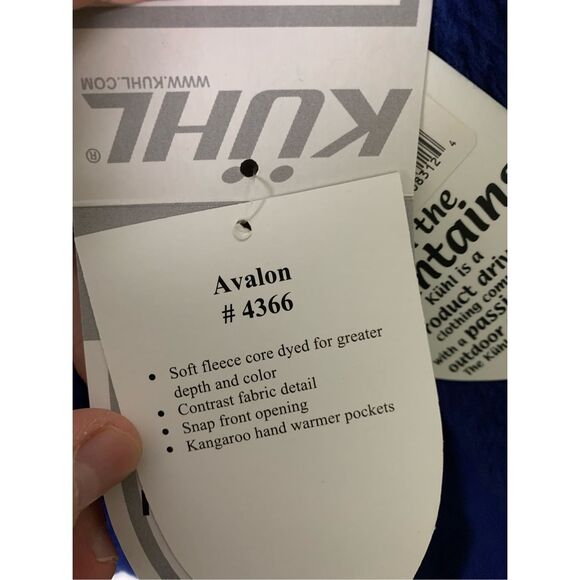 KUHL Avalon Fleece blue cobalt women's size XL - Picture 5 of 9